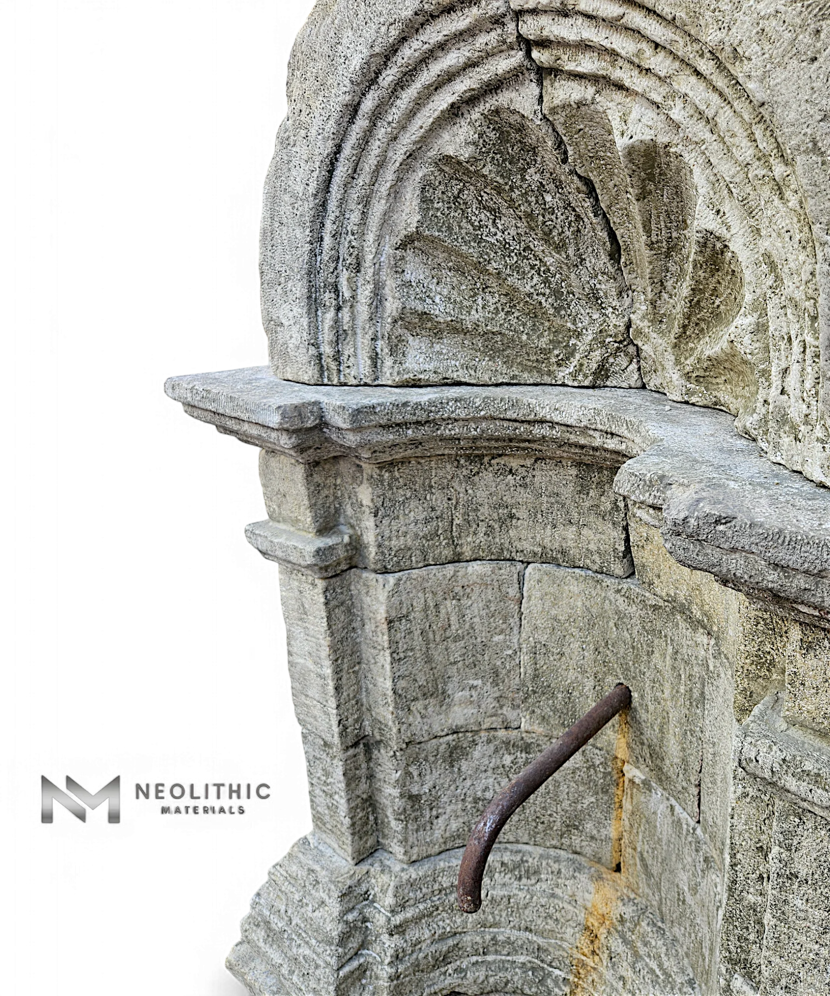 Reclaimed Limestone Fountain - Image 5